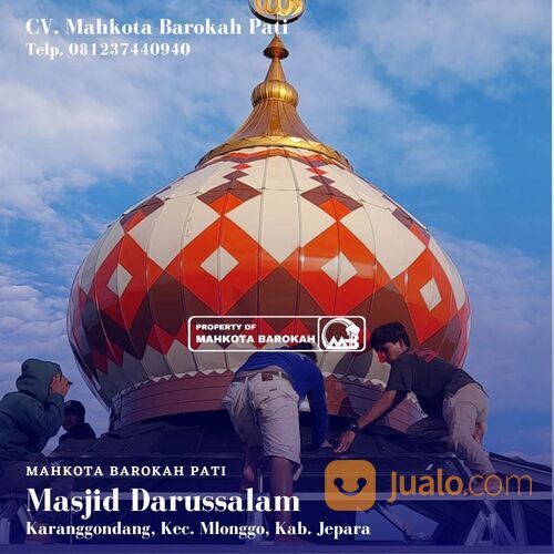 Harga Kubah Masjid di Madjene Sulawesi Barat - Gambar Kubah Masjid Terbaik