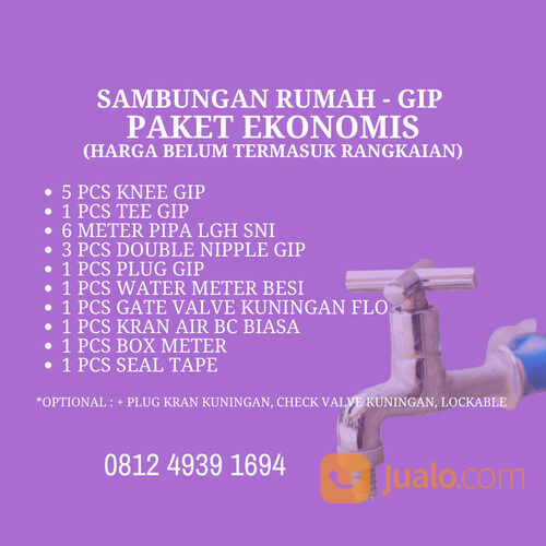 Distributor Pipa Indonesia - Rangkaian Sambungan Rumah atau SR Murah 2024