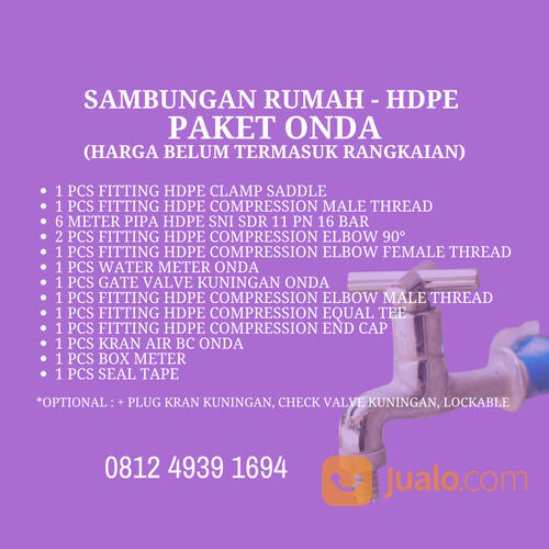 Distributor Pipa Indonesia - Rangkaian Sambungan Rumah atau SR Murah 2024