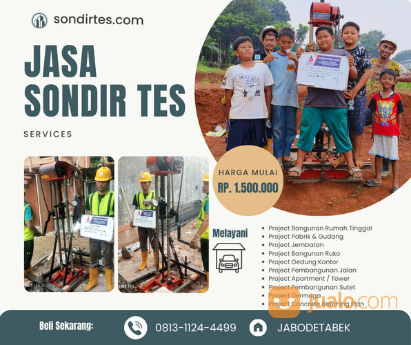 Jasa Sondir Tes / CPT Syarat IMB, Profil Tanah Terpercaya di Bekasi