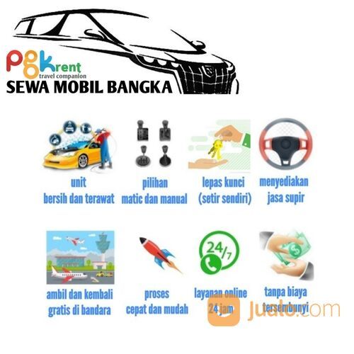 Rental Sewa Mobil Bangka 250K / 24jam