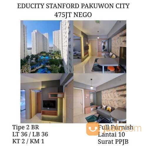Apartemen Educity Pakuwon City Surabaya 475 juta Nego Full Furnish