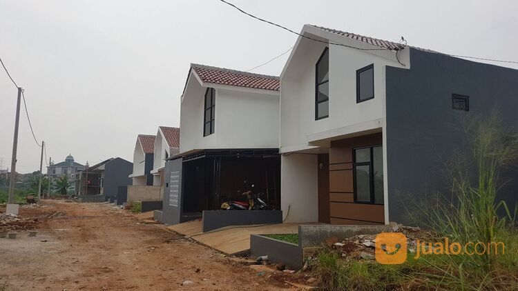 Rumah kekinian desain scandinavian mezzanine Depok