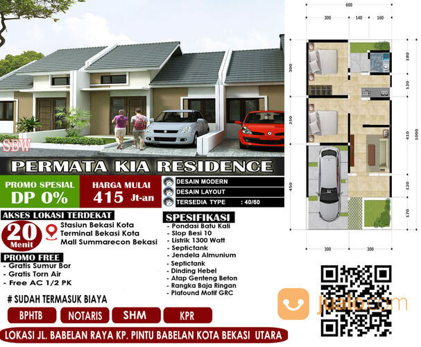 CLUSTER CANTIK HARGA TERJANGKAU