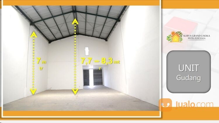Gudang kantor siap pakai Surya Grand Cisoka Balaraja tangerang