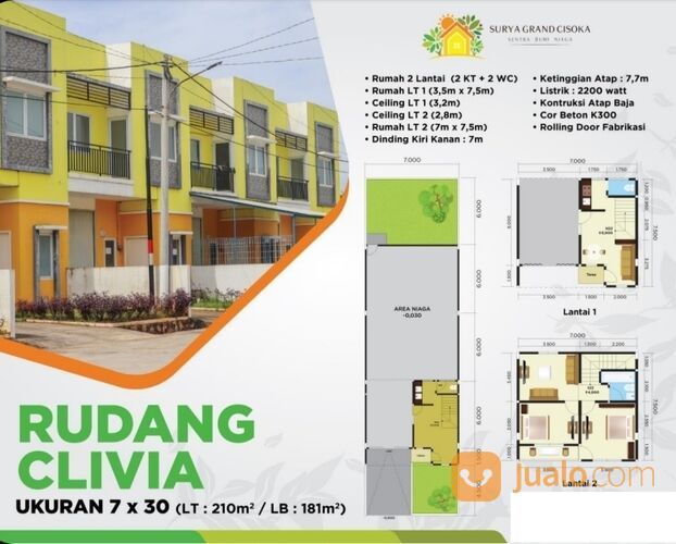 Gudang kantor siap pakai Surya Grand Cisoka Balaraja tangerang