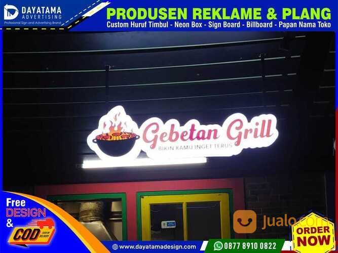 Penyedia Jasa Reklame Neon Box dan Huruf Timbul Kota Cirebon
