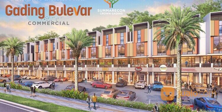 Ruko Brand New 3lantai Gading Bulevar Commercial di SCG Summarecon Crown Gading Bekasi