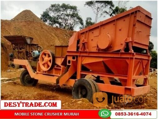Crusher Batu Portable Mobile Crusher Plant Bucket Crusher MURAH