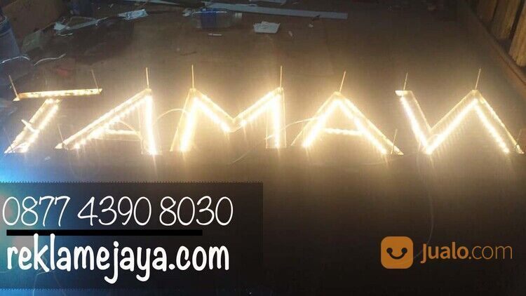 TERPERCAYA, Call 0877-4390-8030, Jasa Huruf Timbul Stainless Gold Tangerang Selatan