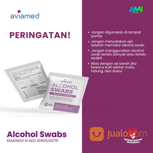 Supplier Grosir Alcohol Swab Aviamed AKD TKDN