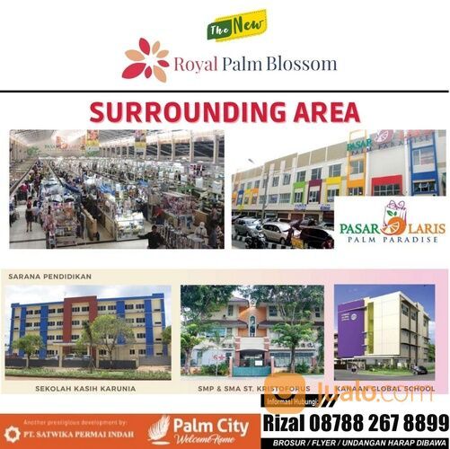 Cluster Baru 2024 Taman Palem AA8 Residence Free BPHTB,PPN di Kota
