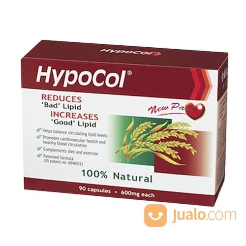 Hypocol 600mg 90 Caps Suplemen Kadar Lipid / Kolesterol