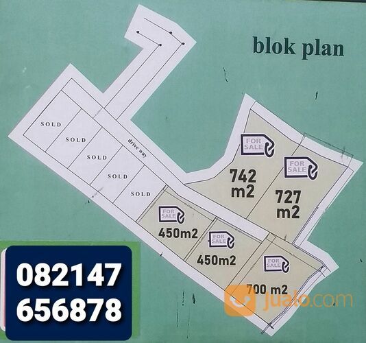 Tanah 32 are, Jl. Bumbak Umalas Kerobokan Kuta Utara