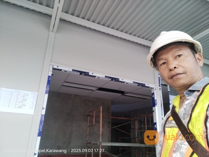 Harga Pemasangan Plafon Gyptile Rangka Crostee Modul 60 x120, Terbaru ( Bahan + Upah )