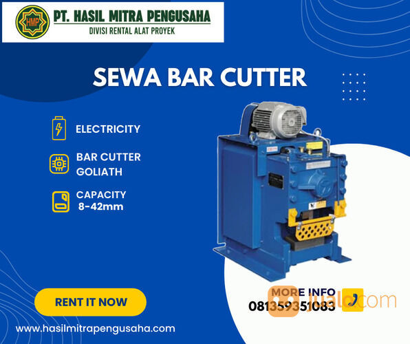 SEWA ALAT PROYEK BAR CUTTER LAMPUNG | 082171720913 | 081359351083