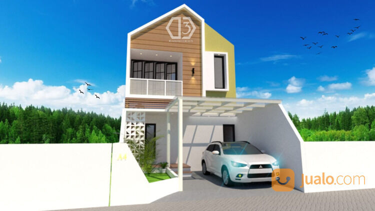 Jasa gambar 3D arsitek full serumah