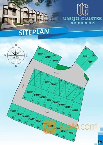 Rumah Cluster Serpong Dekat Taman Tekno BSD 500 Jutaan