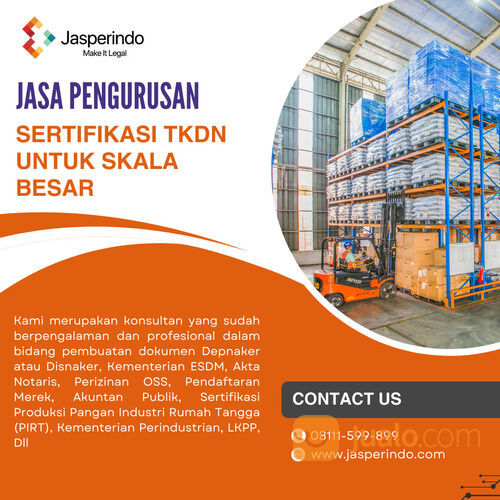 SERTIFIKASI TKDN UNTUK SKALA BESAR