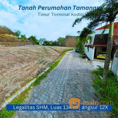 Tanah Kediri Dekat Terminal Tamanan SHM Per-Unit