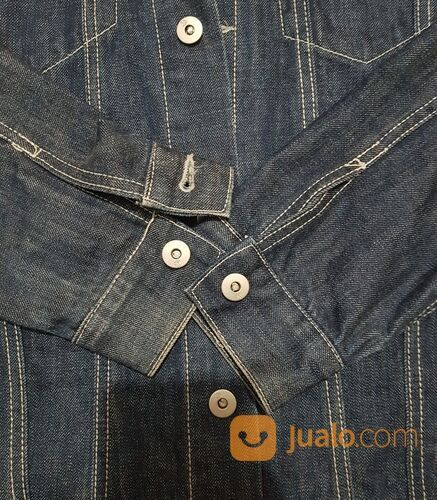 Jacket Denim CALVIN KLEIN JEANS Original Dark Blue kondisi like new