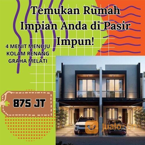 Perumahan Mewah Cluster Elit 2 Lantai Harga 800 Jutaan Segera Miliki!!