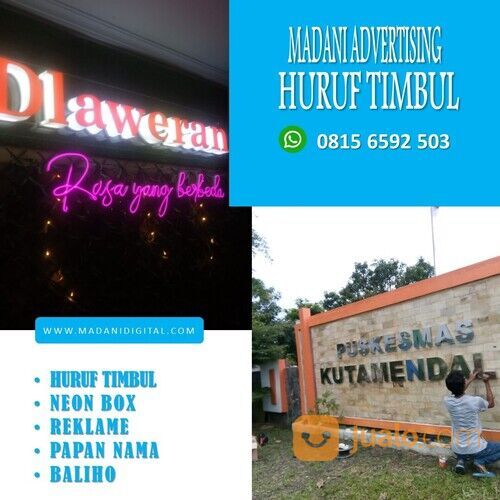 0815 6592 503 (GARANSI TERMURAH), Pusat Huruf Timbul / Letter Timbul Ciamis