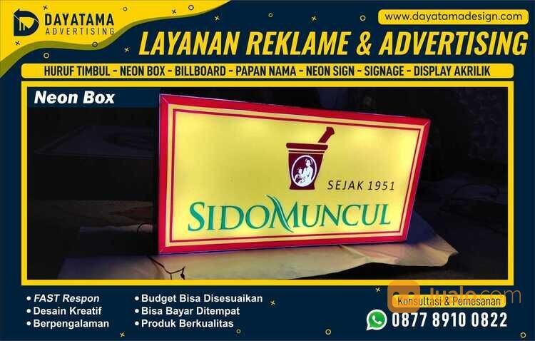 Sign Neon Box Jamu SIDOMUNCUL | Dayatama Advertising