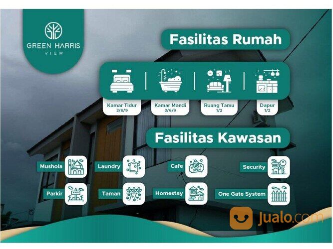 Rumah Kos Kosan Pinggir Jalan di Bogor, Green Harris View Tahap 2 dekat IPB Dramaga