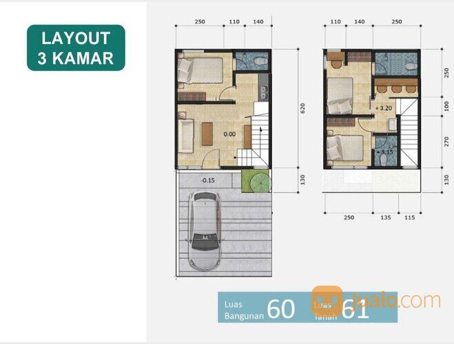 Rumah Kost Bogor Baru Green Harris View Tahap 2 dekat IPB Dramaga