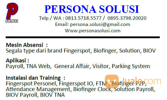Fingerspot Revo W-231N - Mesin Absensi Wifi - Free Instalasi dan Training
