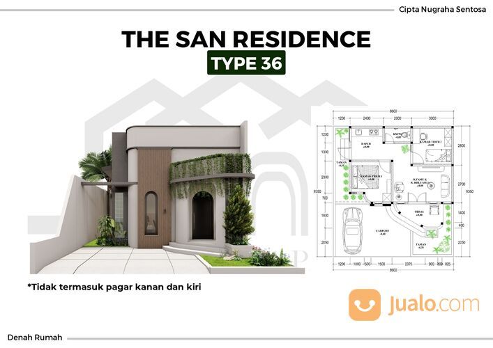 Rumah Bergaya Modern, The San Residence