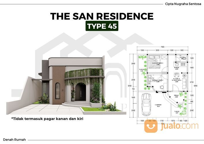 Rumah Bergaya Modern, The San Residence