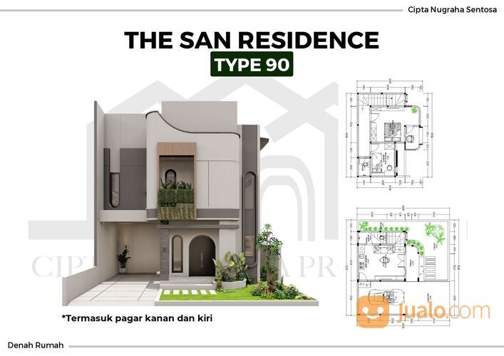 Rumah Bergaya Modern, The San Residence