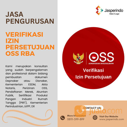 VERIFIKASI IZIN PERSETUJUAN OSS RBA