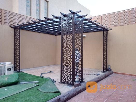 Spesialis Pergola Kanopi Laser Cutting Metal