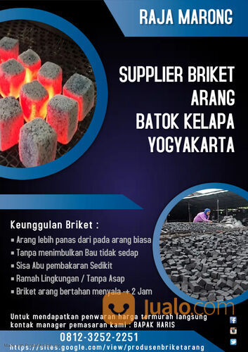PABRIKSupplier Briket Arang Batok Di Jogjakarta