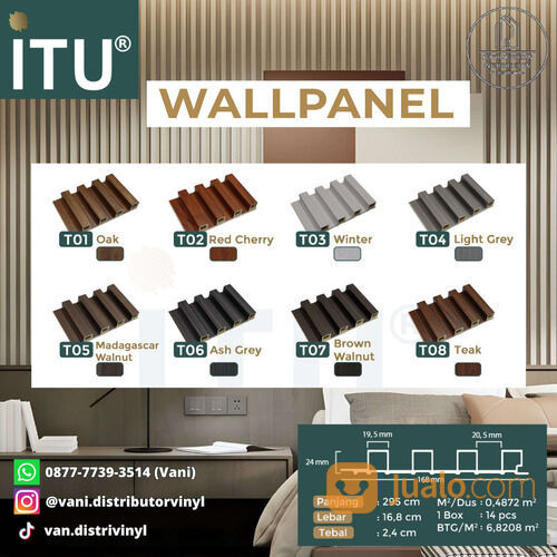 WOOD PANEL WPC | TRIDEE WALLPANEL | ITU PVC WALLPANEL
