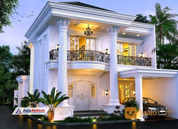 rumah 2 lantai di perumahan bella vista jl cemara gading komplek pemda