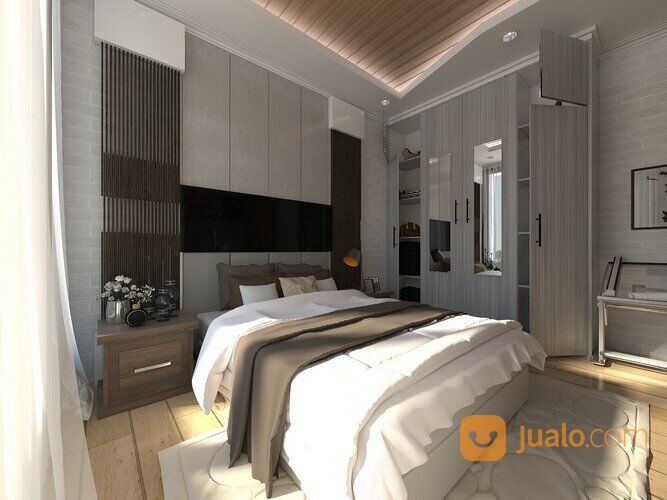 rumah 2 lantai di perumahan bella vista jl cemara gading komplek pemda