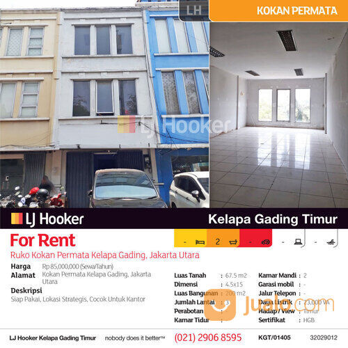 Ruko Kokan Permata Kelapa Gading, Jakarta Utara
