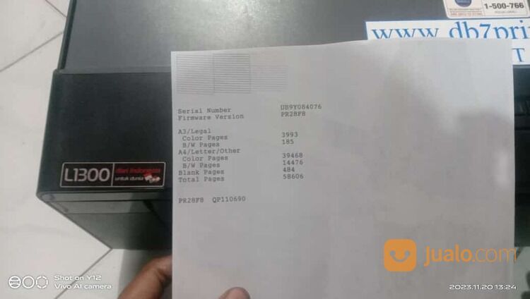 Printer Epson L1300 A3+ Second Bekas kondisi siap pakai dan Bergaransi