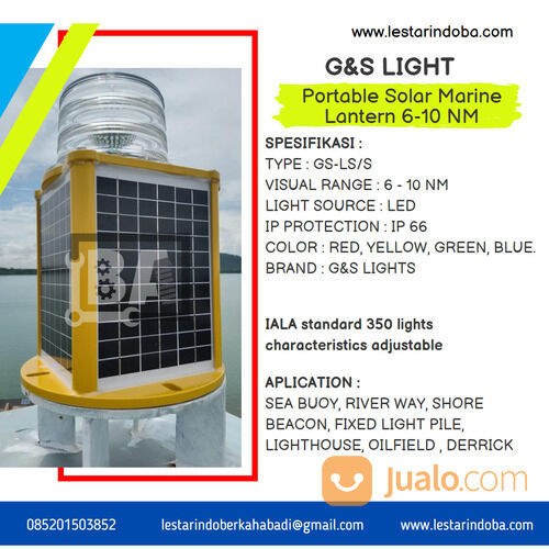 Lampu Mercusuar 4-6 GS-LS/S NM Lampu Navigasi Buoy Di Belitung