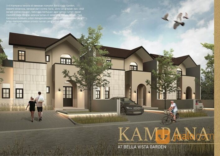 RUMAH MEWAH KOMPLEK PEMDA BELLA VISTA GARDEN