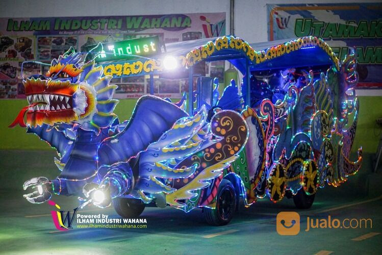 odong odong kereta kencana naga biru