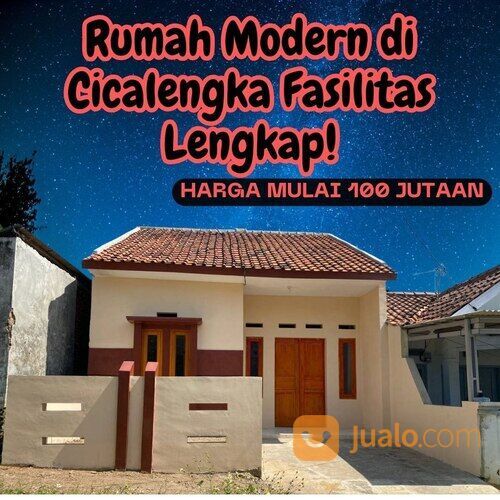 Rumah murah harga 100 jutaan! Dekat stasiun kereta api cicalengka Bandung