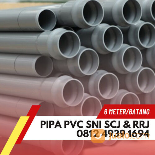 DISTRIBUTOR PIPA PVC SNI SCJ DAN RRJ TAHUN 2024