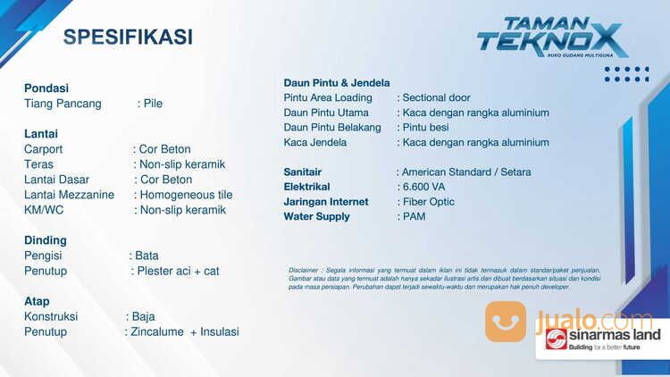 Taman Tekno X Gudang Baru di BSD City