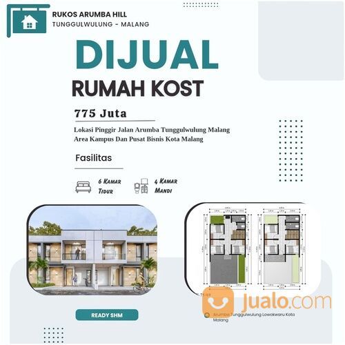 Rukos kota malang ready shm