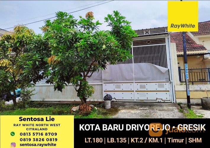 Rumah Kota Baru Driyorejo Gresik - Luas 180 m2 - SHM - Siap Huni
